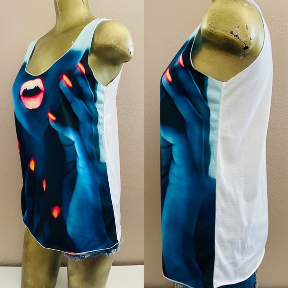 LSD IBIZA New Sexy Black Light Nightclub / Festival TANK TOP Must See! M - Picture 13 of 16